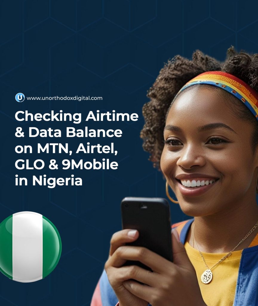 Codes to Check Airtime & Data Balance on MTN, Airtel, GLO & 9Mobile in Nigeria