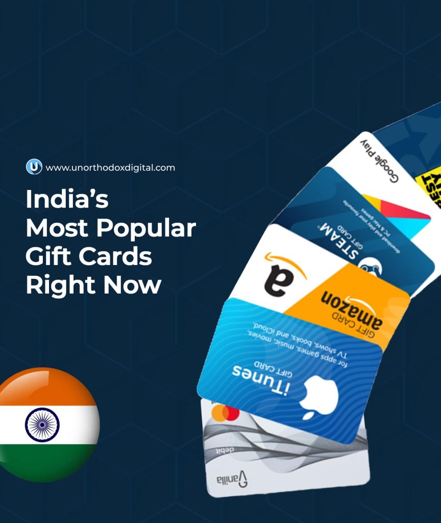 India’s 5 Most Popular Gift Cards Right Now