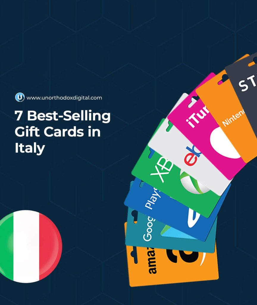 Best-Selling Gift Cards in Italy