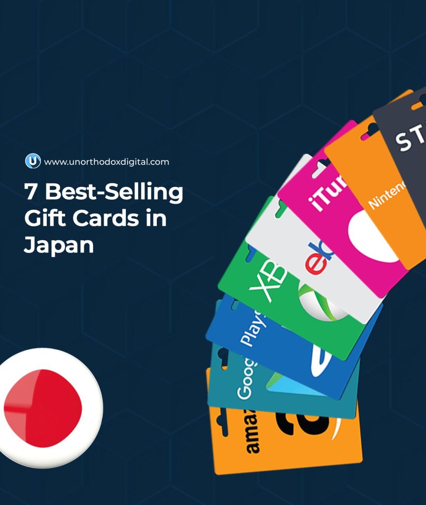 Best-Selling Gift Cards in Japan