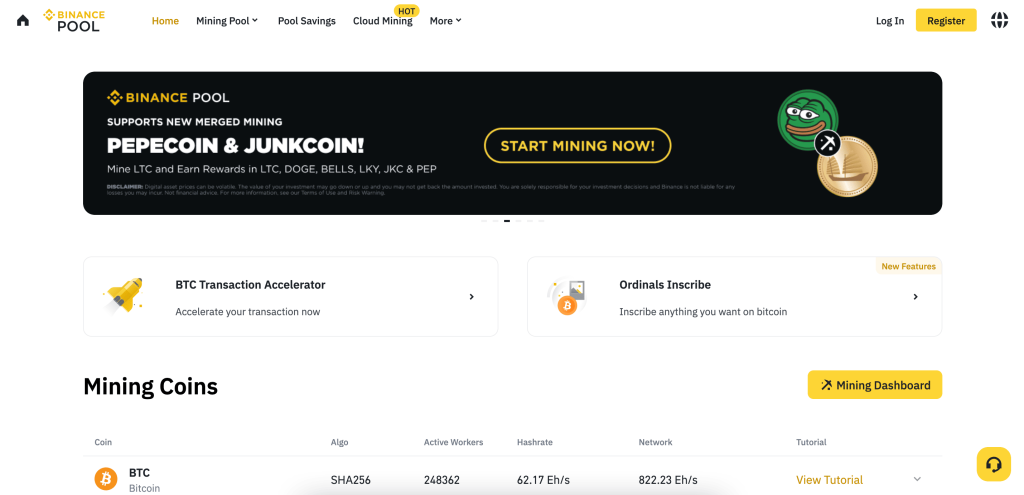 Binance Mining Pool